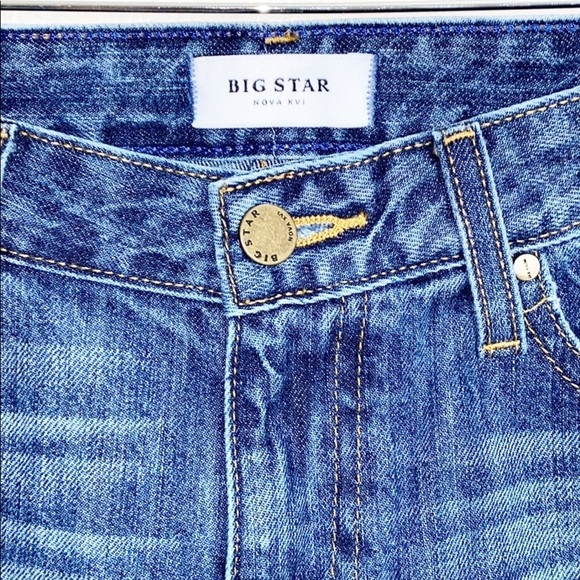 Big Star Nova XVI Kate Straight Distressed Jeans - Picture 3 of 11